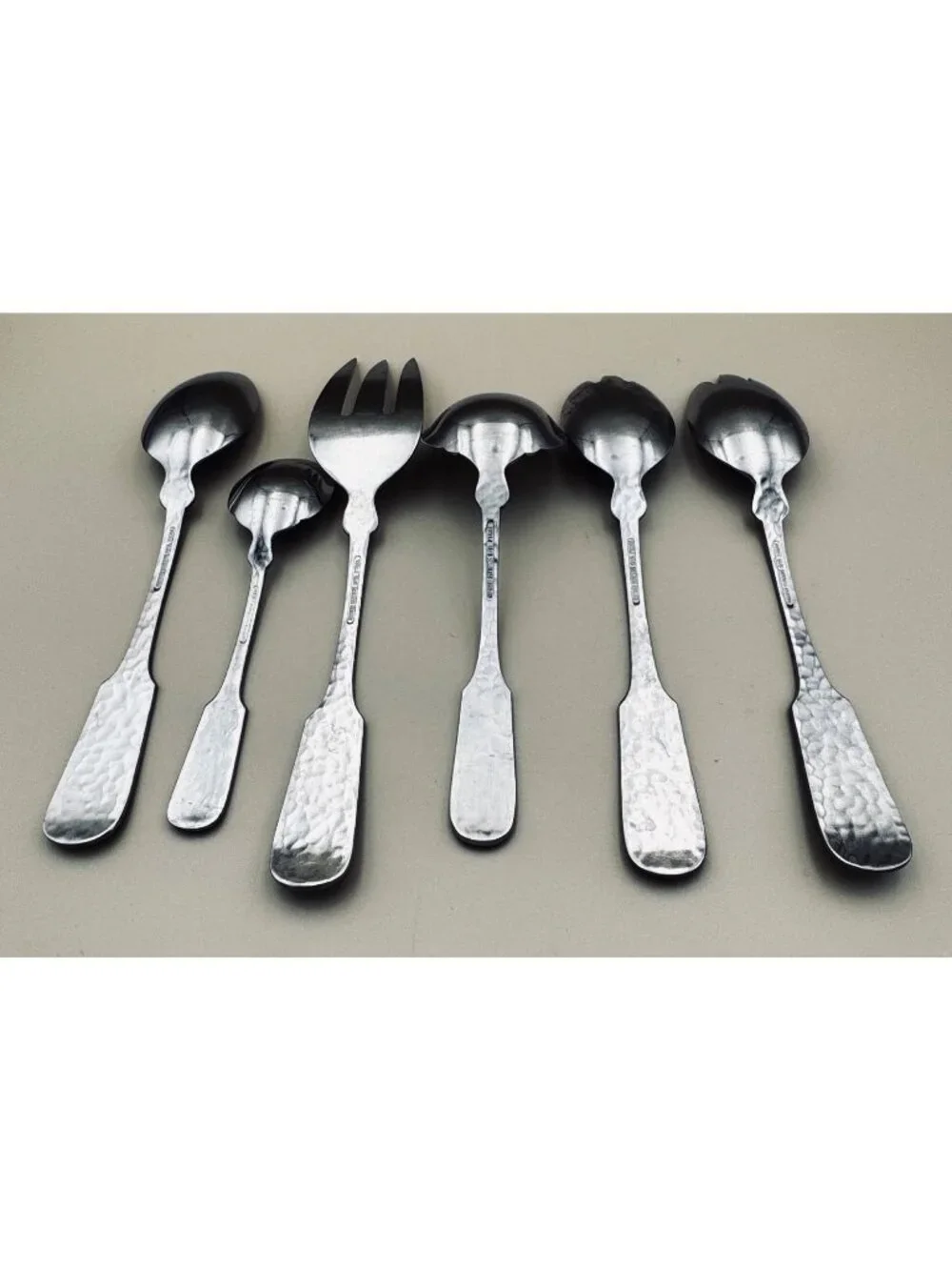 Towle Hammersmith Serving Pieces Ladle Sugar Spoon Meat Fork Hostess Germany